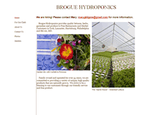 Tablet Screenshot of broguehydroponics.com